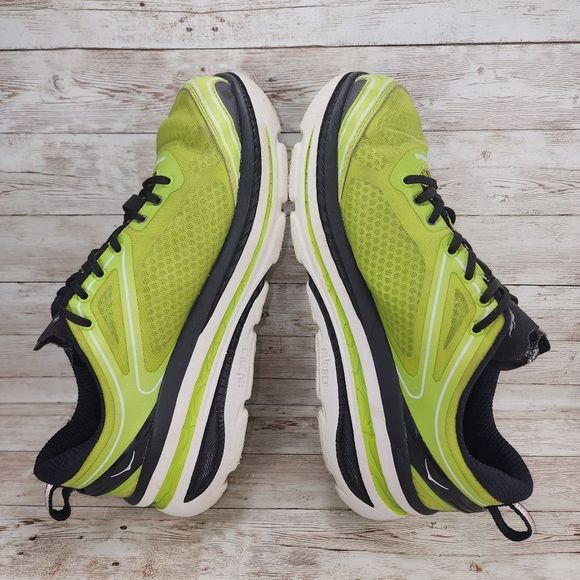 Hoka One One Mens Bondi 3 Green Black Low Top Running Sneakers Size US 9.5 M - Picture 6 of 10